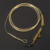45LB Fishing Accessories Durable Leading Line Fluorocarbon Wire with Swivels 1pc