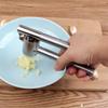 Stainless Steel Garlic Press Detachable Ginger Mud Squeezer Food Processor Garlic Masher  Vegetable