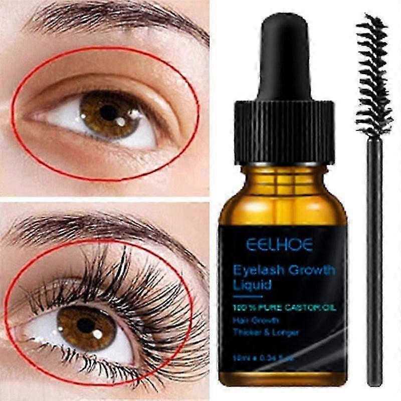 3pcs Natural Eyelash Growth Serum 7 Days Fast Eyelashes Enhancer Longer Thicker Fuller Lashes Eyebrows Lift Eye Care Products Makeup
