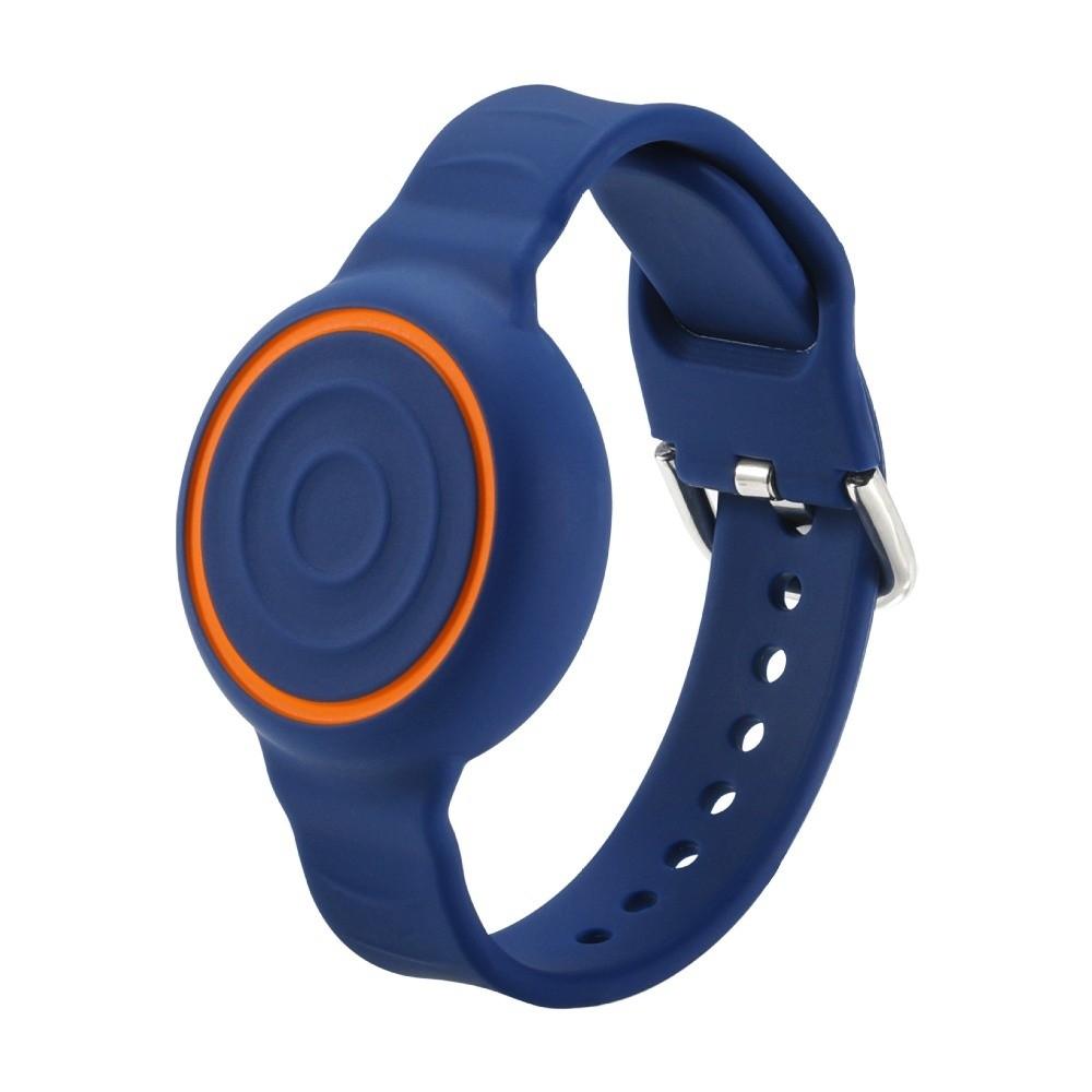 Weiches Silikon Unisex Armband Wasserdicht Anti-verloren Tracker Halter Riemen Verstellbares Gehäuse Armband für AirTag Tracker Zubehör