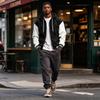 Giacca Casual con Cappuccio da Uomo con Zip - Giacca da Baseball Foderata per l'Uso Quotidiano