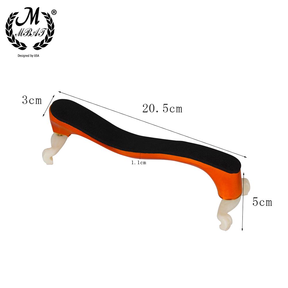 M MBAT High Quality Professional Adjustable Maple Violin by Shoulder Rest 3/4 4/4 Size Violin Accessories Musical Instrument