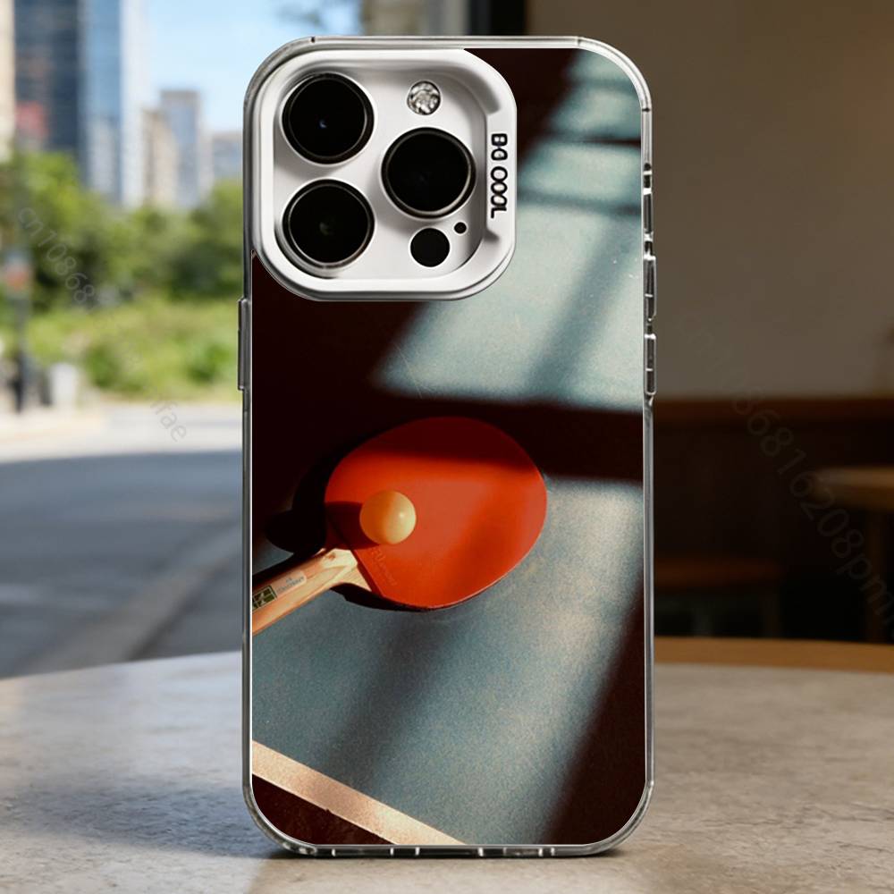 

Sport Ping Pong Case for iPhone17 16 15 14 13 12 11 Pro Max Plus Air 16E X XR XS Max Hard Shockproof Bumper Cover iPhoneX