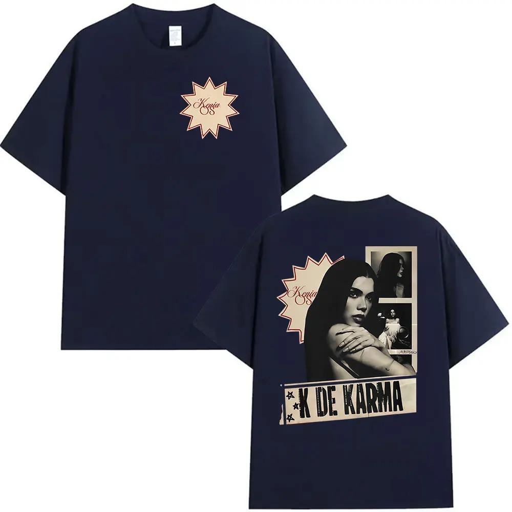 Vintage Kenia Os K De Karma Album 2026 Graphic T Shirt Men Women Harajuku Clothing Short Sleeve T-shirts Gothic Hip Hop T-shirt