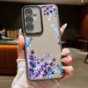 Floral Pattern Soft TPU Case For Samsung Galaxy S25 S24 Ultra S21 S23 S24 FE A56 A55 A54 A15 A16 A25 A35 A36 A53 5G Phone Cover