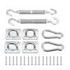 Outdoor Patio Rectangle Awning Attachment Set Stainless for Sun Shade Sail Canopy Fitting Heavy Duty Shade Sail Hardware