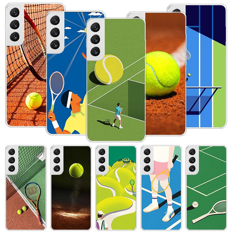 Tennis Sport Phone Case For Samsung Galaxy S26 S25 Edge S24 S23 FE S22 Ultra S21 Plus S20 + Fundas Cover Coque Galaxy S25 S24 S2