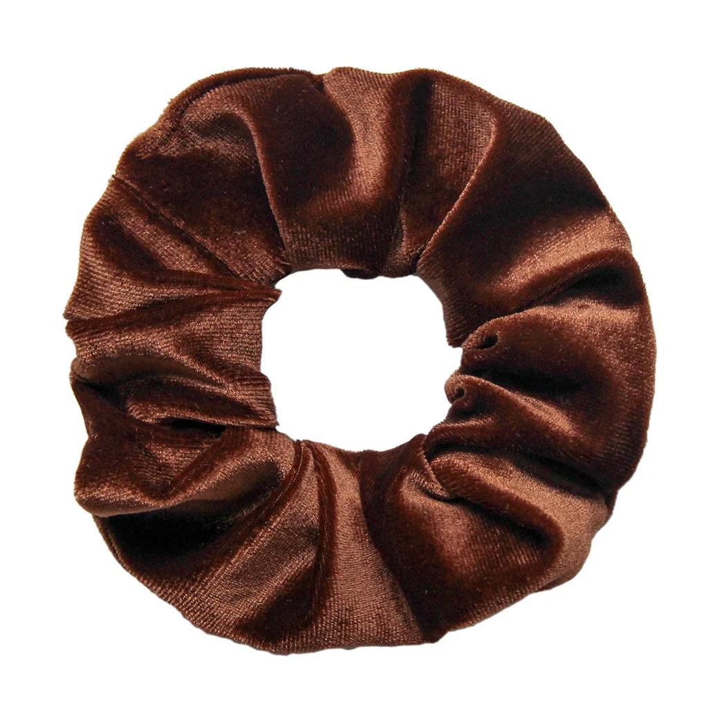 45 Colors Large Vintage Velvet Scrunchies Girls Elastic Hair Bands Ponytail Holder Ties Rubber Bands Fashion Women Accessories