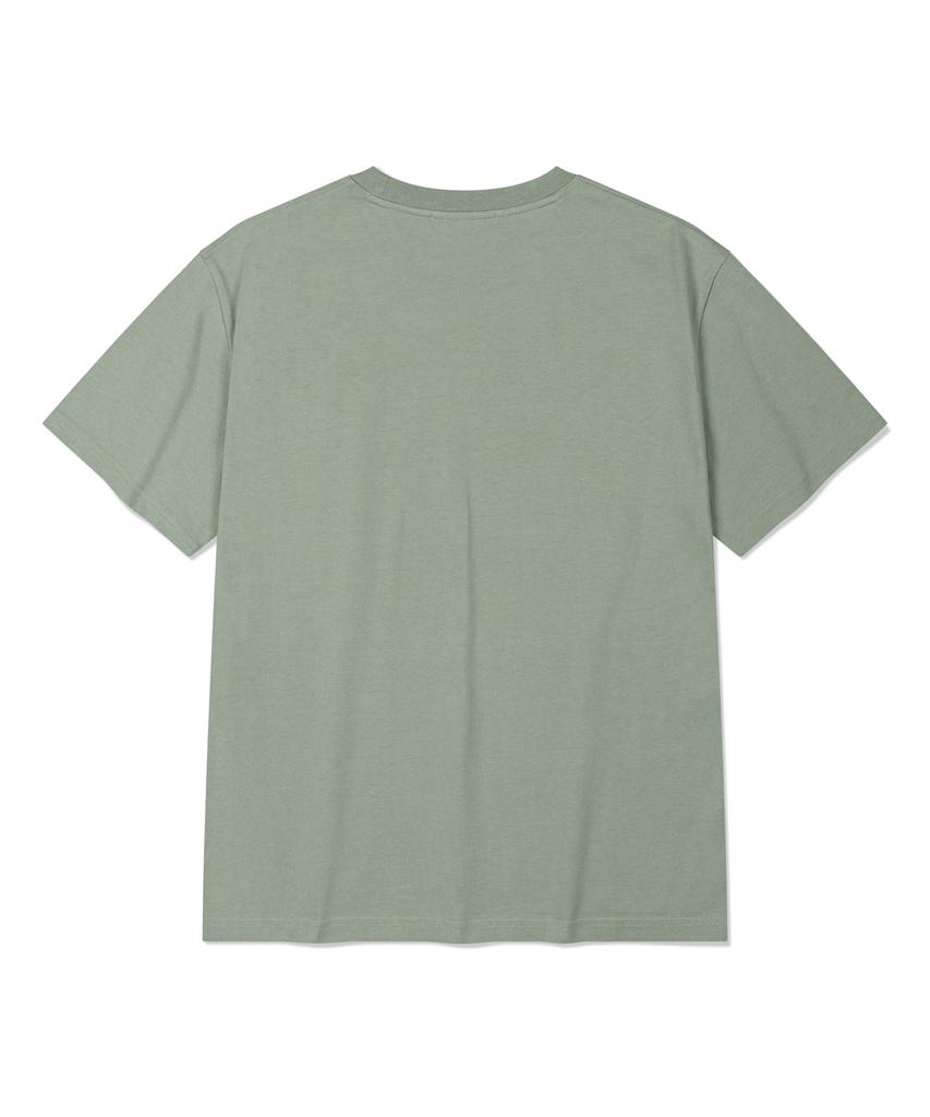 FALLETT Small Brush Logo Short Sleeve T-Shirt Mint
