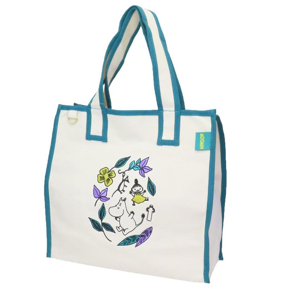 Small Planet Moomin Large Square Tote Bag Fruit Nordic Design / Garden,