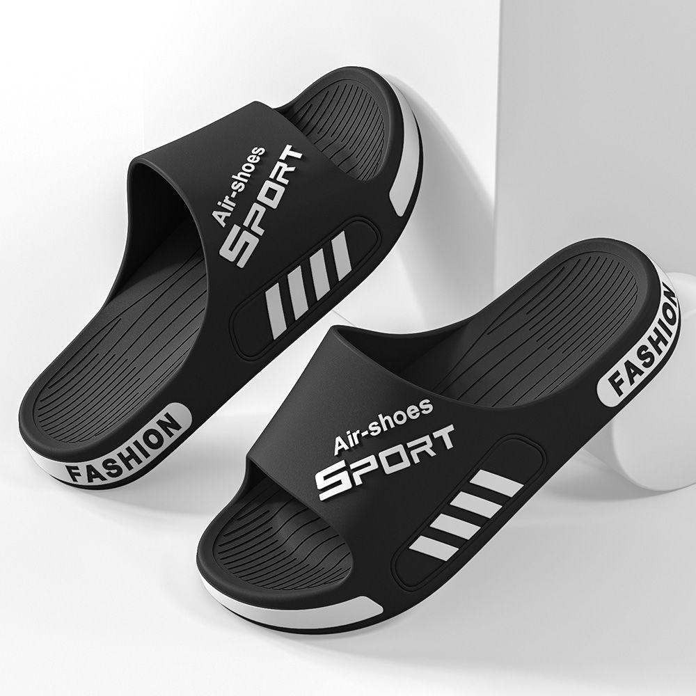 Sommer Outdoor Kleidung Zuhause Herren Kühl Hausschuhe Herren Dicke Sohle Rutschfest und Abriebfest Extra Große Größe Sport Trend