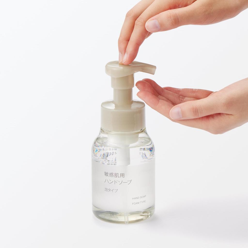 MUJI Sensitive Skin Hand Foaming 84935800 Soap, Type, 250mL,