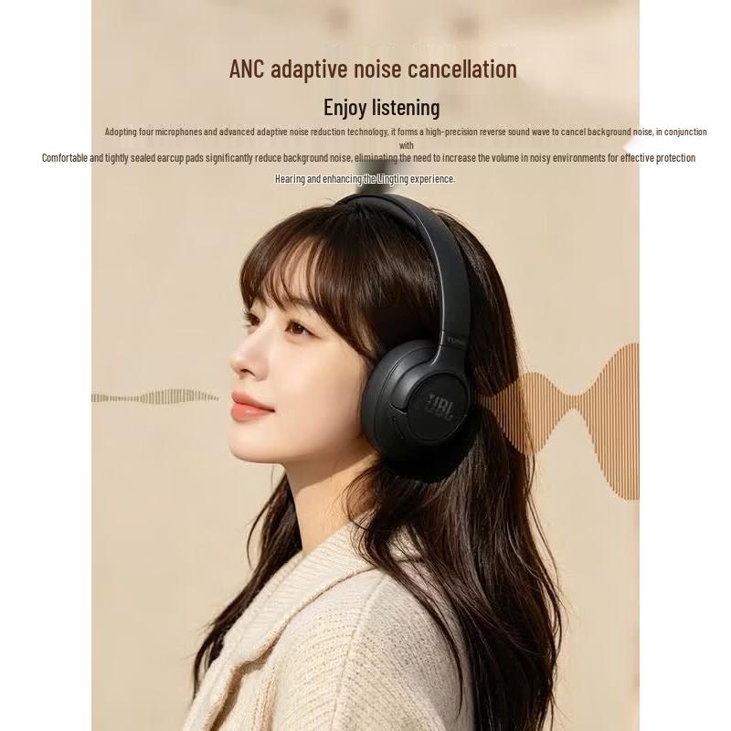 JBL TUNE 780NC Wireless Over-Ear Noise-Cancelling Headphones