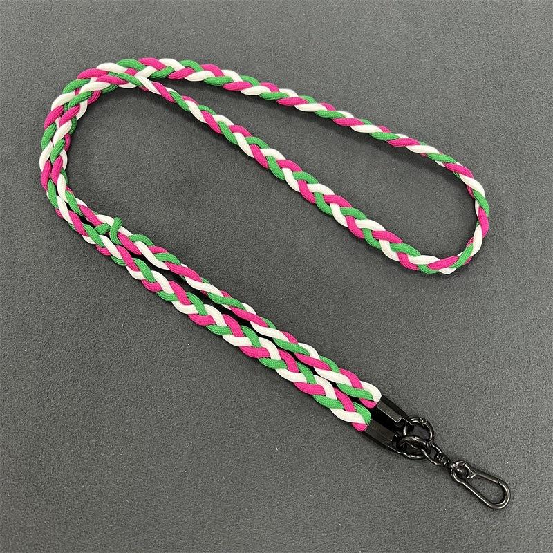 1Mm Polyester Woven Mobile Phone Lanyard Color Strap Rope Badge Camera Key Crossbody Diagonal Cross Hanging