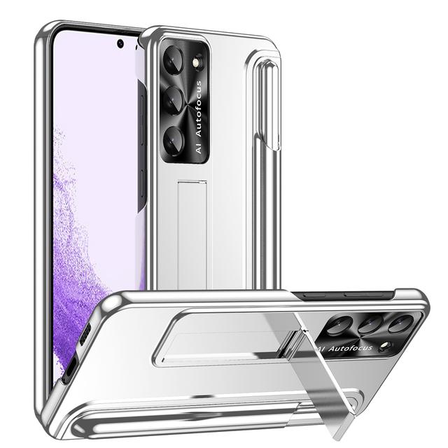 S S Pen Design Stojánek Pouzdro na telefon Pro Samsung Galaxy S23 Ultra S23 Plus S23ultra S 23 5g Ochrana objektivu Zadní kryt