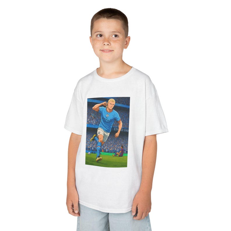 Kids Children s T-Shirt - Erling Haaland Goal Celebration 130
