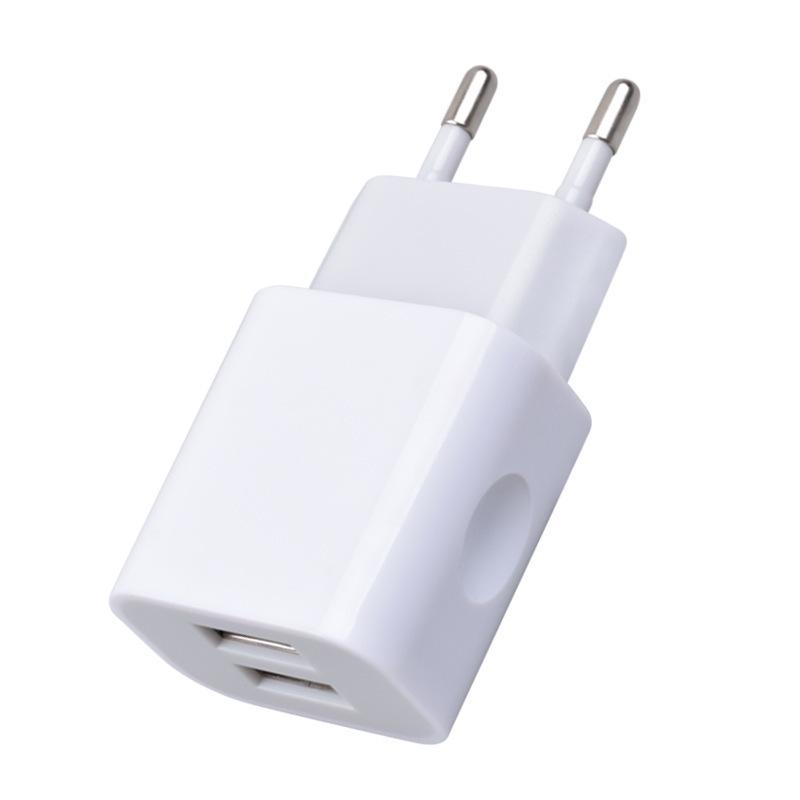 5V2A Dual USB Mobile Charger, US Standard Power Adapter for Android