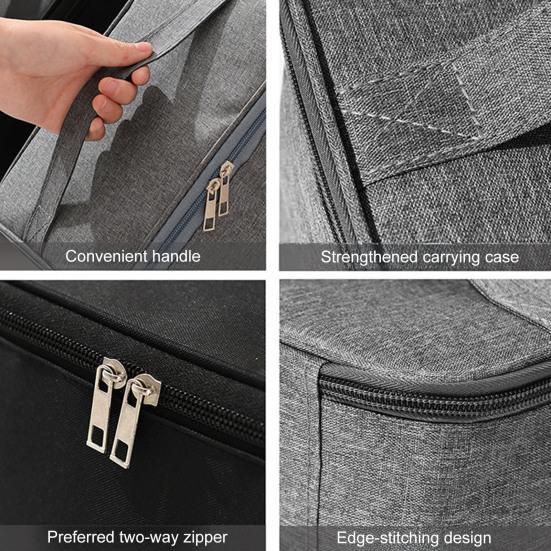 Yousheng Travel Cosmetic Case Makeup Bag with Top Handle Large Capacity Waterproof Toiletry Organizer for Men Women Vacation Business Trips Daily Use