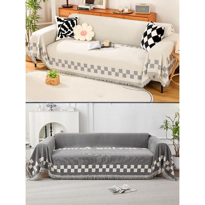 

Подушка для дивана, универсальное полотенце для спинки Four Seasons, чехол для дивана с защитой от царапин, чехол для дивана в стиле Ins, универсальное универсальное одеяло «все включено» 180*130cm