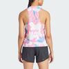 Adidas Abstract Pattern Text Print Quick-Dry Running Sports Vest Women Vests Blessing-Pink IX7771