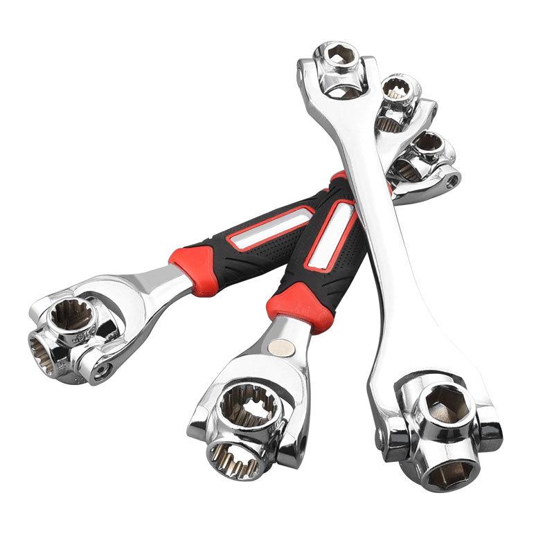 8-in-1 Universal Multi-Function Rotating Socket Wrench Set (8-21mm)