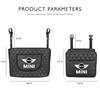 Leather Car Seat Storage Bag Garbage Box Hanging Case Organizing Tools For Mini Cooper One JCW F54 F55 F56 F57 F60 R50 R52 R55