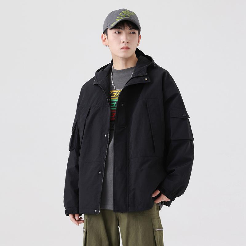 Jacket men's color blocking 2025 autumn and winter new men's youth windproof fashion casual top jacket trend