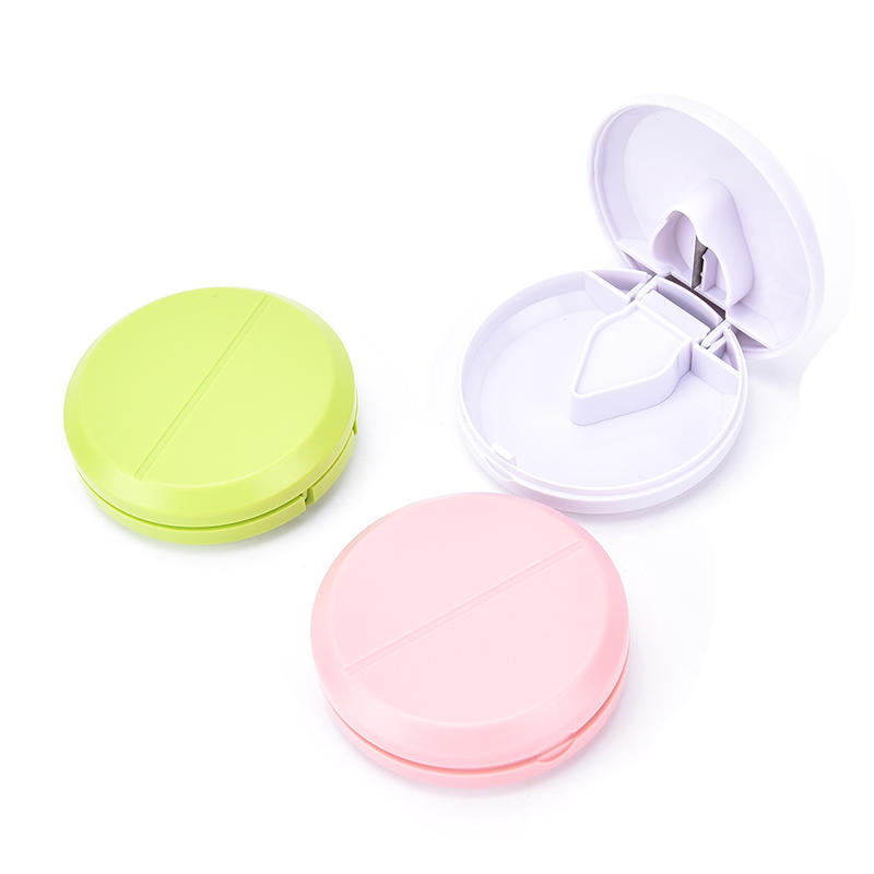 Organizer For Medicine Splitter Hold Storage Box Pill Tablet Pill Cutter Divider