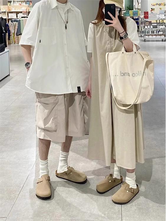 Unisex Genuine Leather Birkenstock Closed-Toe Clogs with Vintage Cork Platform