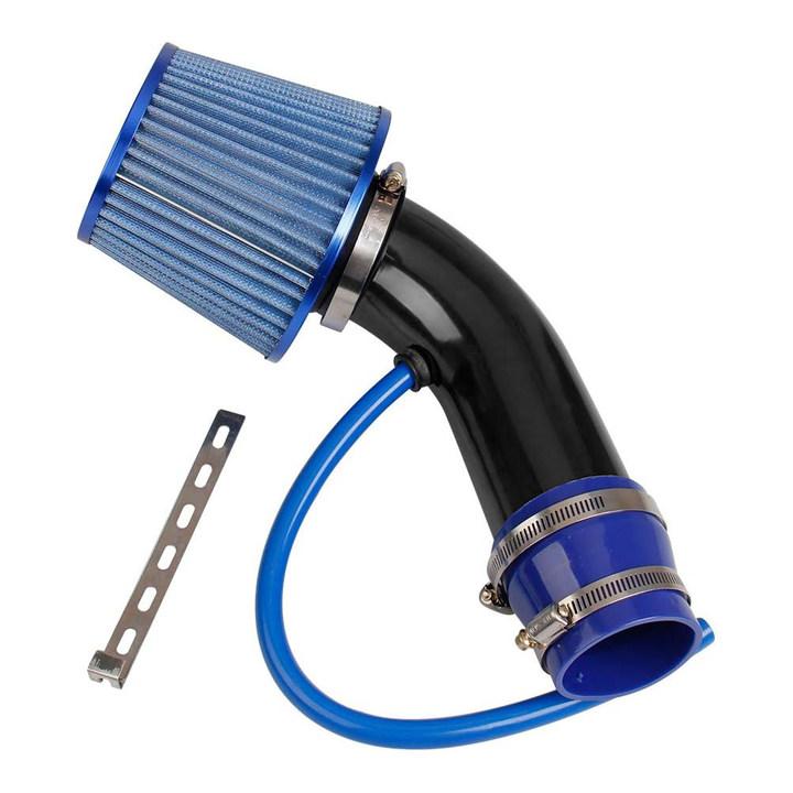 

1Set 3 Cold Air Intake Filter Induction Kit Pipe Power Flow Hose System синій