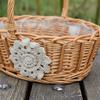Wedding Basket Decorative Load Bearing Easy To Use Useful Flower Plant Storage Small for Hiking