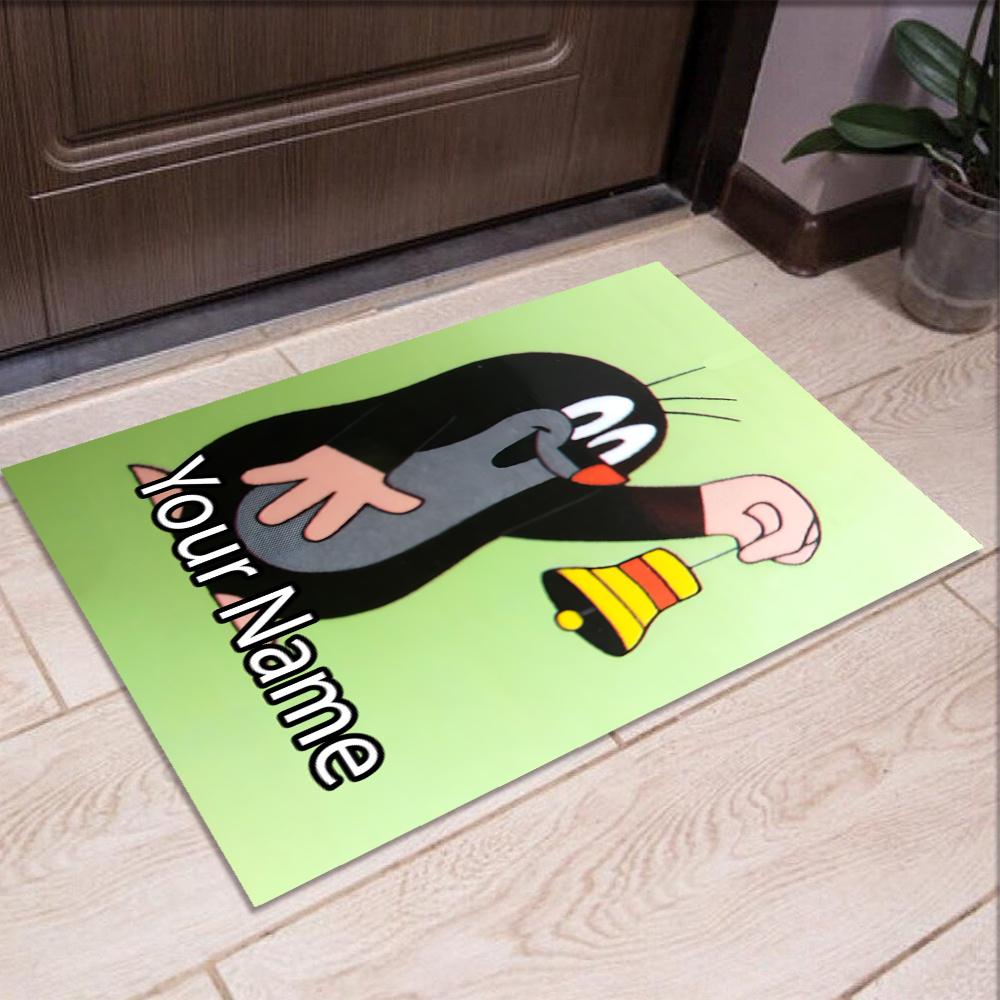 Custom Name Krtek Printed Carpet, Rug for Office Chair Living Room Bedroom Kitchen Room Decor Gifts.