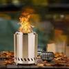 Long Lasting Tabletop Fire Stove Stainless Steel Fire Pit for Enhancing Outdoor Camping and Picnics Experience Smokeless