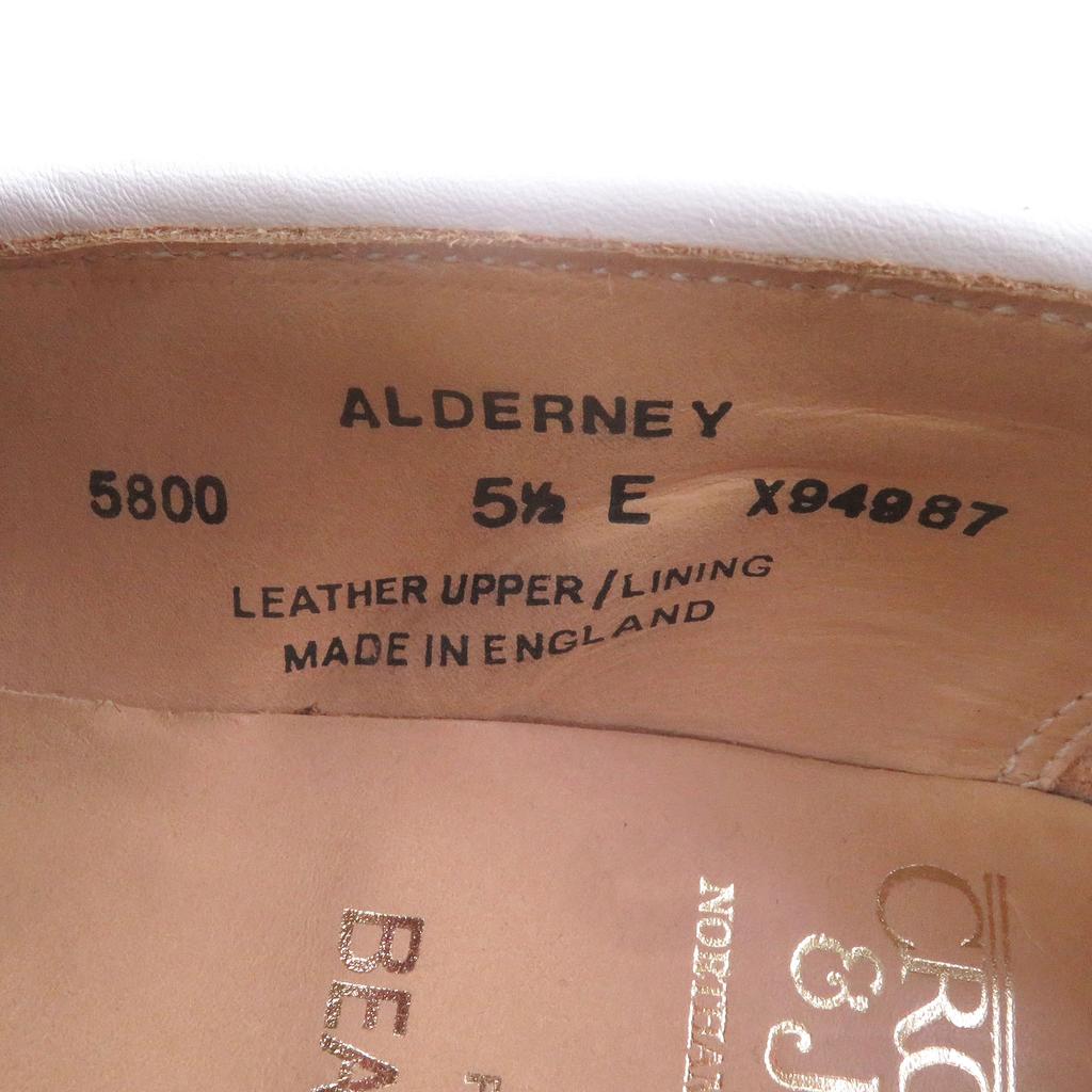 Great CROCKETT&JONES loafers ALDERNEY BEAMS F special order 341 last tassel Used