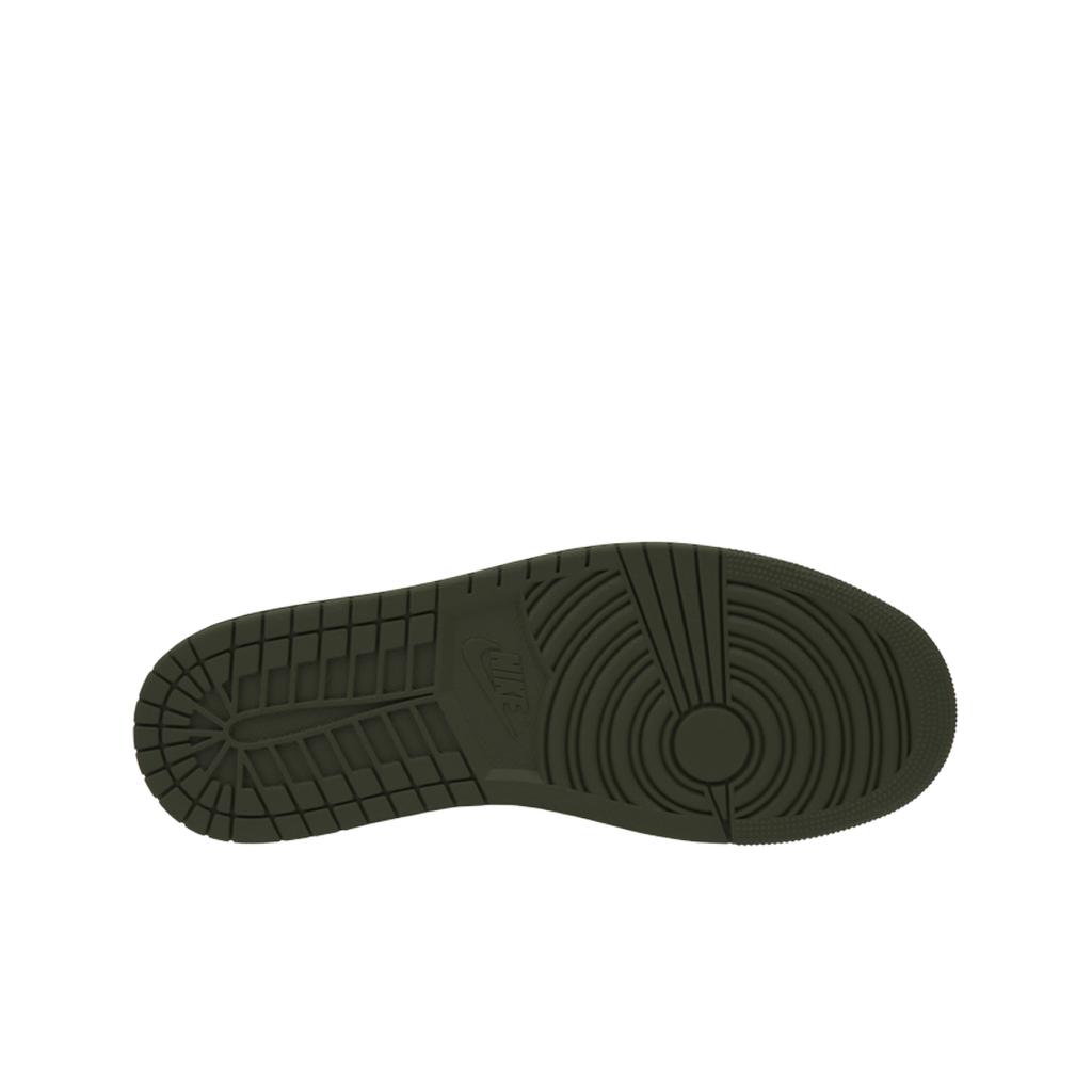 Travis Scott x Air Jordan 1 Retro Low OG SP Reverse Olive / Medium Olive Sneakers Unisex Verde Nero Vela DM7866-200