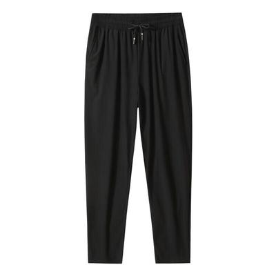 Dibenze Men's Ice Silk Quick Dry Straight Leg Casual Pants