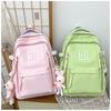 Cute Japanese Style Nylon School Backpack For Girls Boys High Capacity Lightweight