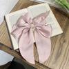 New Red Bowknot Hairpin Fashion Women Hair Clip Fabric Korean Style Long Ribbon Butterfly Hairpin Hair Accessories