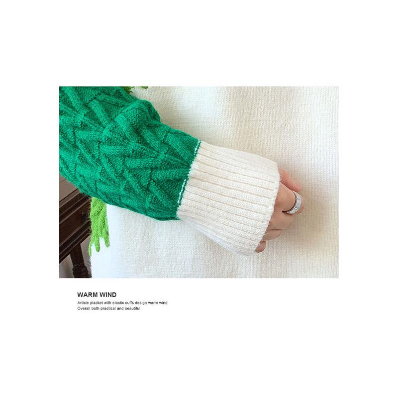 NASA MARVEL Men's Color-block Round Neck Sweater