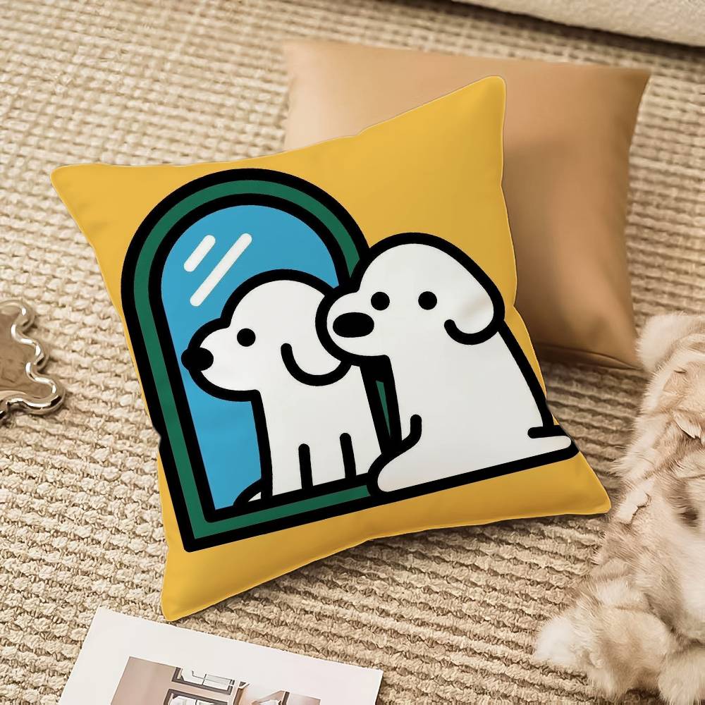 M-mat-suiS Pillow Case Anti-dustmite Invisible Zipper Sofa Bed