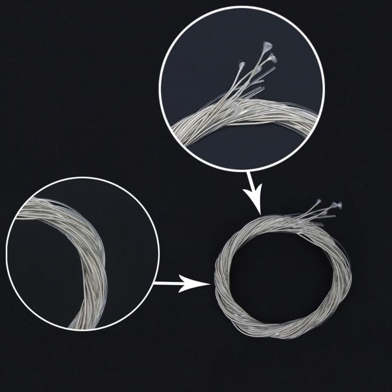 Arabic Oud String Musical Instrument Part Nylon Silver-Plated Alloy Wound String