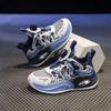 2024 Neue leichte Jungen-Sportschuhe für Kinder, Laufschuhe mit atmungsaktiver Mesh-Oberfläche, große Kinder-Basketballschuhe