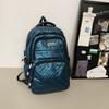 Student School Bag Solid Color Women's Backpack Men's Large Capacity Backpack