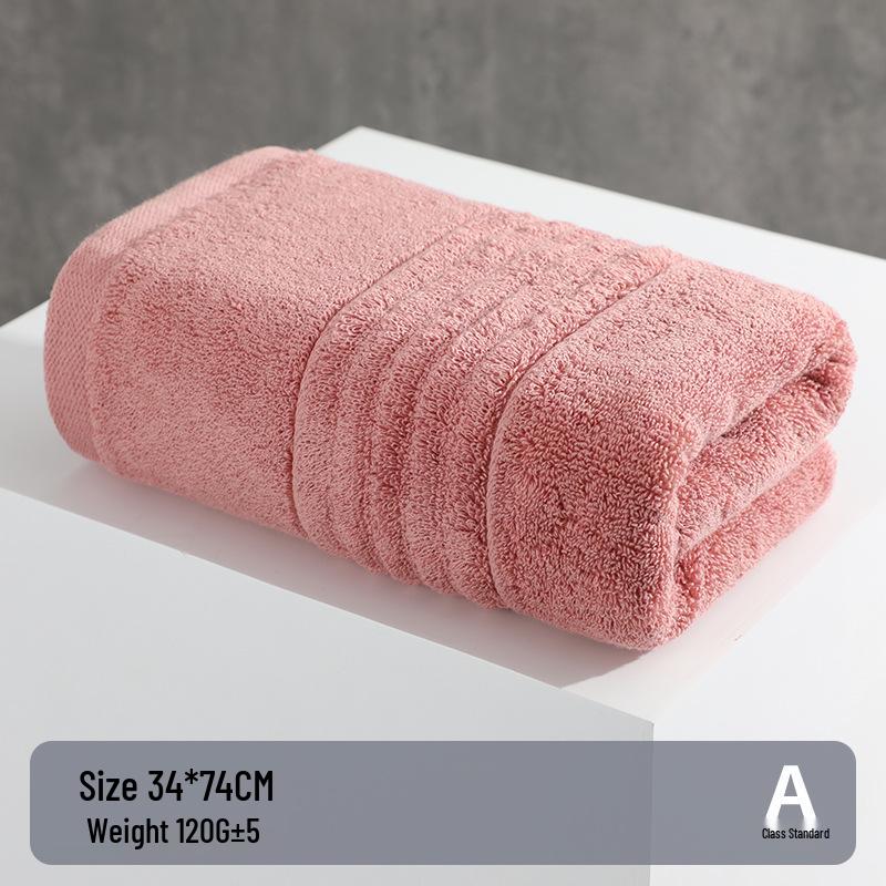 100% A-Grade Antibacterial Cotton Bath Towel - Thick, Soft, Absorbent, Quick-Drying, Adult Size Washcloth