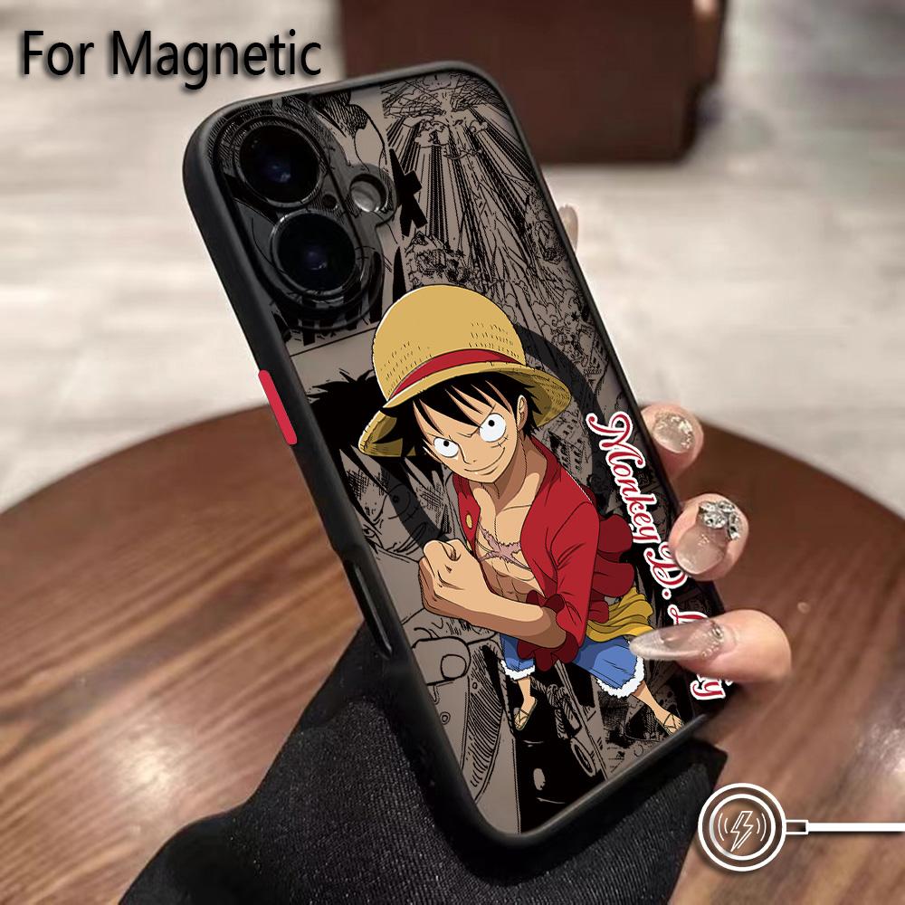 

Anime Ones Pieces Luffys Zoros Phone Case For Samsung Galaxy S25 S24 S23 S22 S21 S20 FE Plus Ultra 5G Matte Magnetic Samsung S20 FE