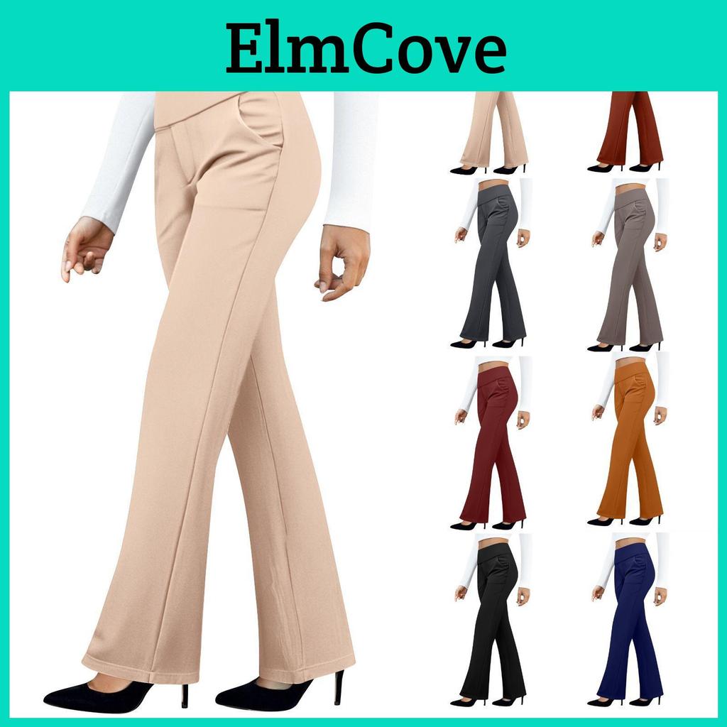 Pants Yoga Casual Pants Womens Slacks With Pockets High Waist