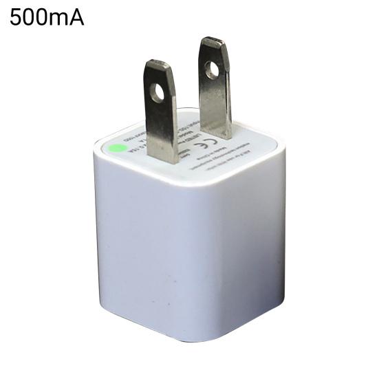 

Phone Charger Safe Stable Output Plug Play USB US Plug Phone Charging Adapter for Travel A білий