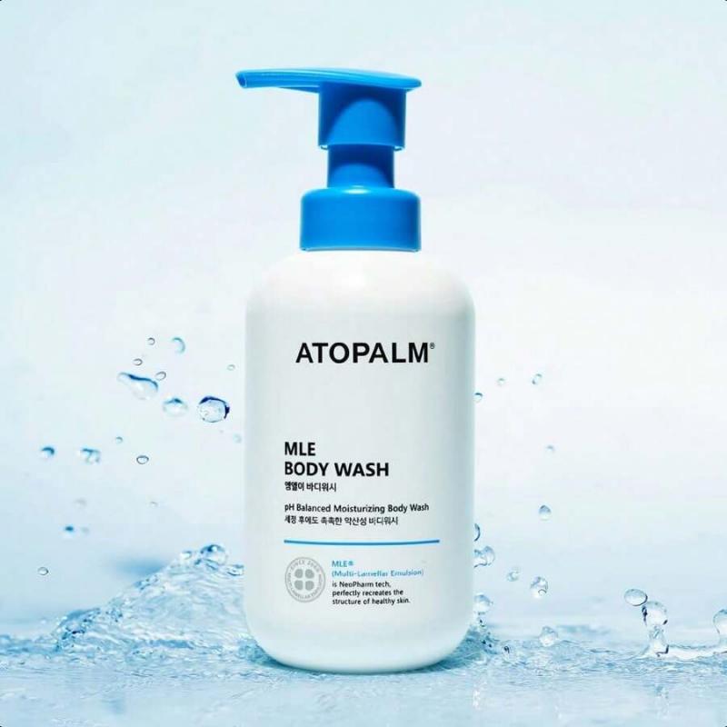 Atopalm MLE Body Wash 300ml| Hypoallergenic & Cica Extract Cleanser For Dry And Sensitive Skin | Body Wash For Women And Men