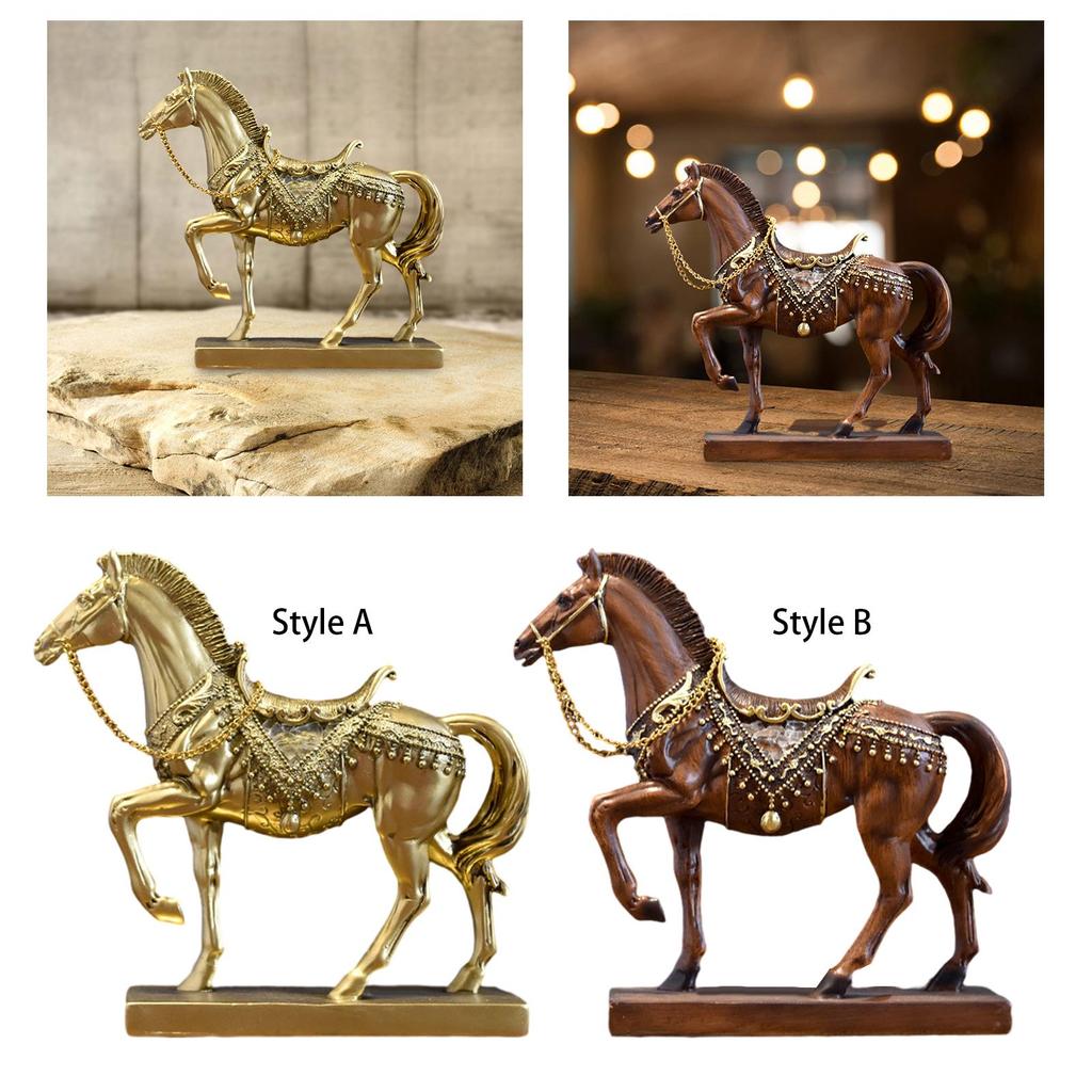 Figure Tischdekoration Mikro-Landschaft Schreibtisch Pferde Ornament Kunst Ornament für Schlafzimmer Heim Möbel Tisch Büro