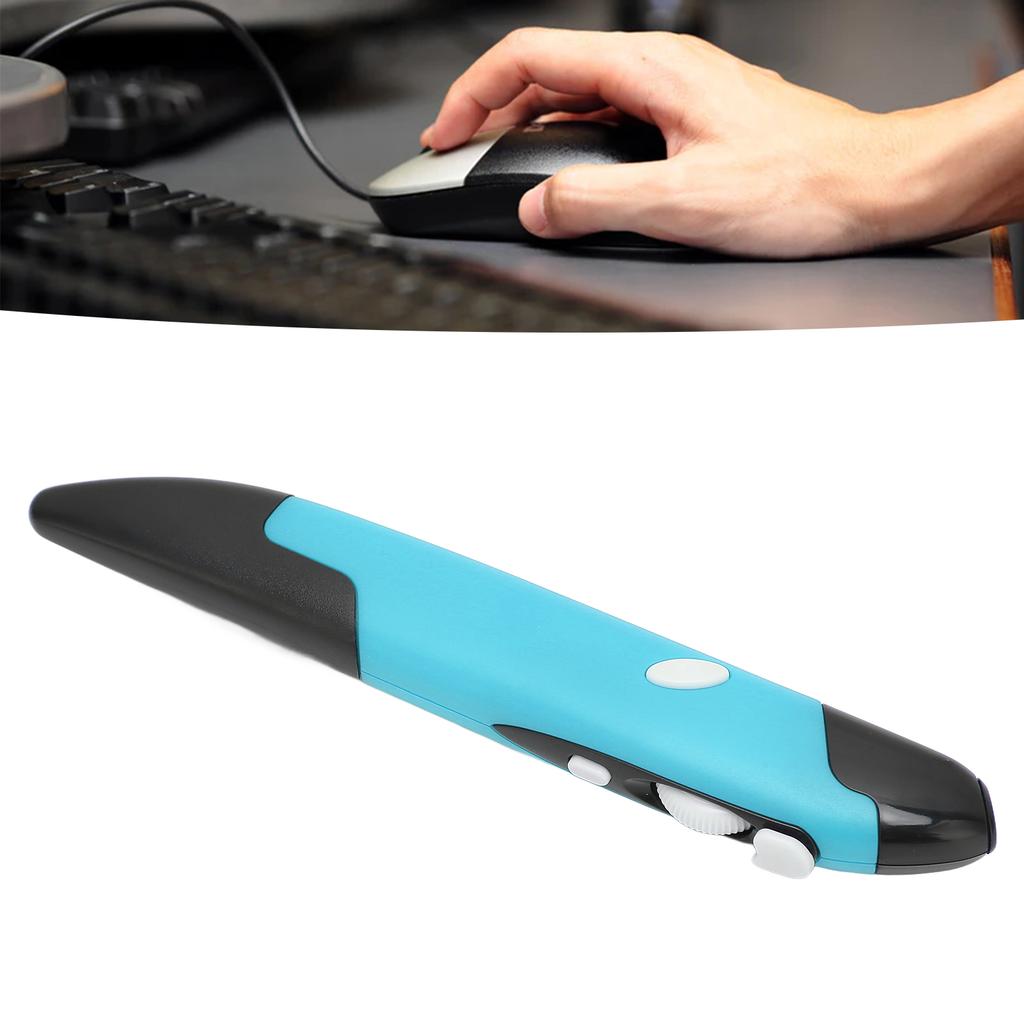 Wireless Optical Pen Mouse Adjustment 800 1200 1600 DPI Small 2.4GHZ USB Wireless Pen Mouse with Low Voltage Alarm